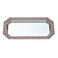 Reed & Barton Silver Link Poppy Catch All Tray